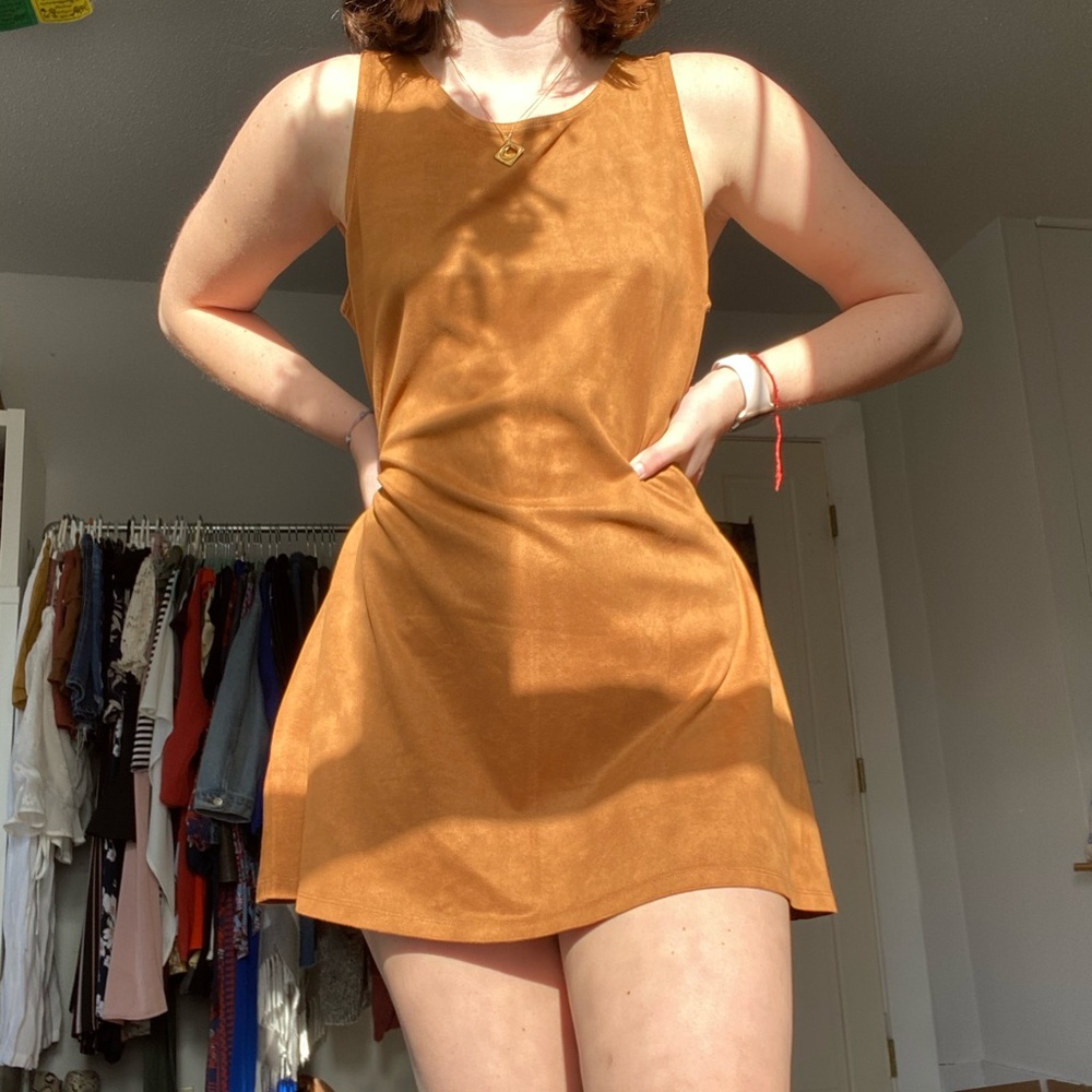 ‼️ 3 for $20 ‼️ Faux Sued Dress